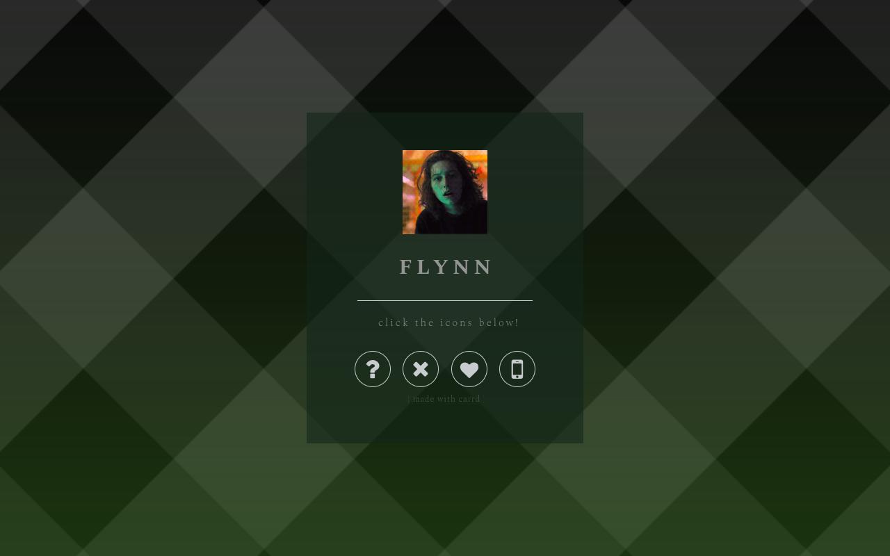 Carrd profile picture for @flynn